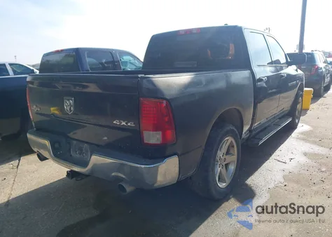 2012 Ram 1500 Slt из США, поврежденный, VIN 1C6RD7LT9CS196384